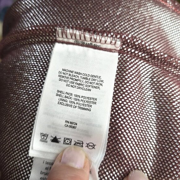 Columbia Red Maroon Fleece Soft Shell Titanium Omni Heat Jacket - Picture 7 of 7